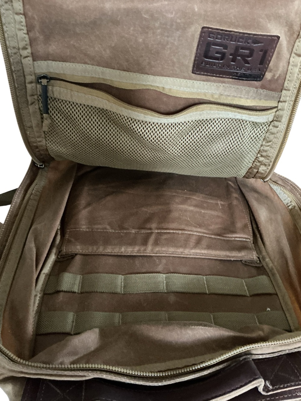 GORUCK Heritage GR1 Brown Tactical Backpack - Picture 9 of 13